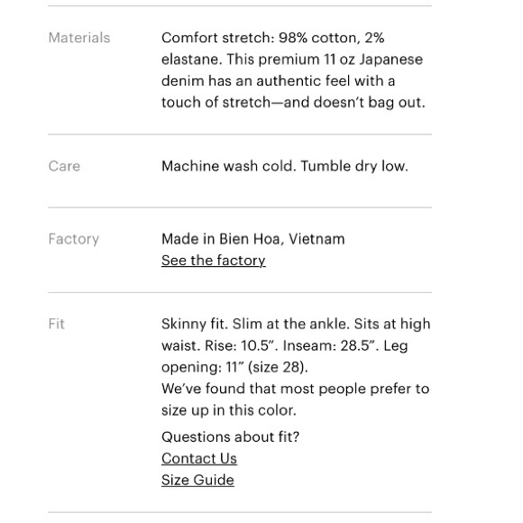 Everlane NWT The Highest Rise Skinny Jeans - Picture 4 of 11